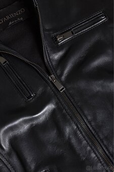 Černa kožená bunda D’arienzo - 15