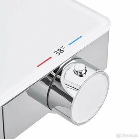 Sprchový systém SAT s vanovým termostatem bílá/chrom SATSSTK - 15