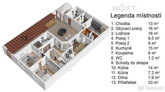 Prodej Rodinný dům, 85㎡ - 15