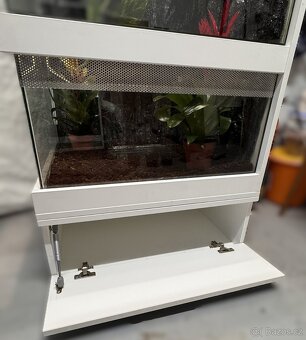 Paludárium s připojením na mlhovač, s vodopádem, 3D stěnou.. - 15