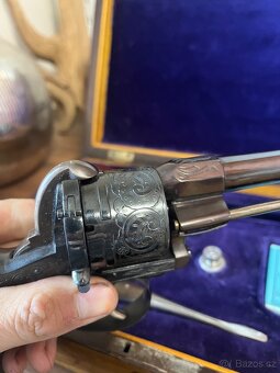 Historický revolver lefaux 12mm v kazete - 15