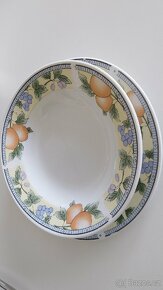 Porcelánové talíře, šálky,talířová souprava - 15