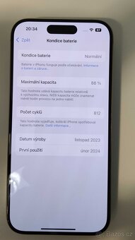 Apple iPhone 15 Pro 128GB, Natural Titanium - 15