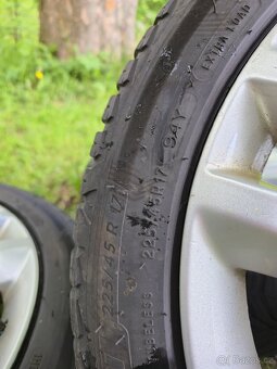 Alu kola Opel 7jx17 et41 5x110 + pneu Michelin 225/45/r17 - 15