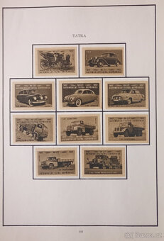 Album zápalkových nálepek 1945 - 1958 č.4 - 15