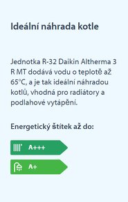 Nerozbalené TOP TČ se zárukou Daikin Altherma 3 R MT - 15