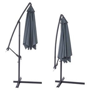 Nový Alu Slunečník 330 cm antracit - 15