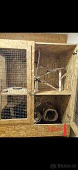 Klec pro činčily, osmáky (hlodavce) - 15