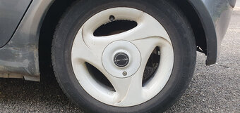 Alu Borbet R14, 6J, 4x100 + letní pneu 185/60 Point S - 15