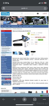 Kvalitní německá motorovka Güde, zánovní - 15