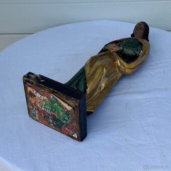 Starožitná socha sv.Jan Evangelista - 15