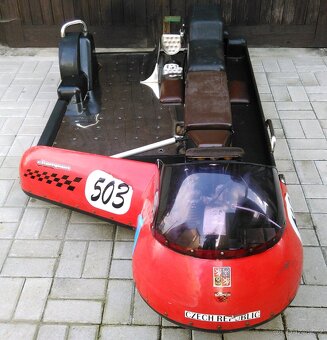 rám jawa pérák komunista závodní dobový silniční či motokára - 15