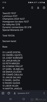 Prodám album Hokejové česko 2025 s kartama - 15