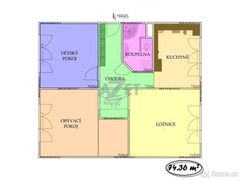 Prodej bytu 3+1, 76 m2, Karviná - ul. Divišova - 15
