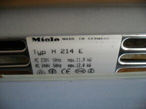 MIELE,VESTAVNÝ SKLOKERAMICKÝ ELEKTRICKÝ SPORÁK,TOP ZNAČKA - 15