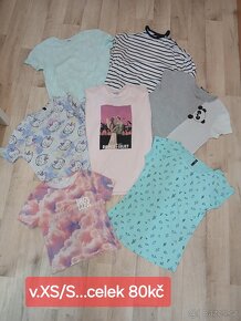 Trička dívčí/dámské různé velikosti - 15