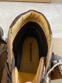 Nové pánské kožené moderní boty Weinbrenner - č. 44 - 15