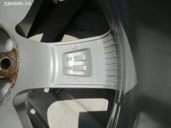 ALU kola 5X108 FORD 7,5X18 ET48 pneu 235/45/18 - 15