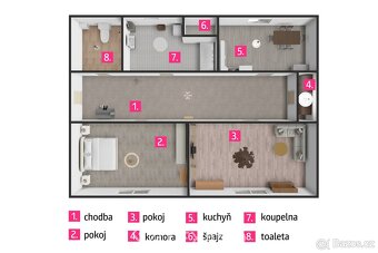 Prodej bytu 2+1, Šanov, ev.č. 00303 - 15
