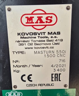 CNC soustruh MASTURN MT 550i - 15