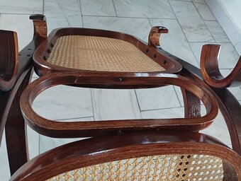 OHÝBANÉ HOUPACÍ KŘESLO VE STYLU THONET–FRANCIE, 70.–80. LÉTA - 15