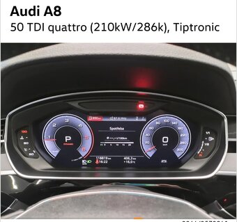 Audi A8 3.0 TDi 210kW 2019 ČR - 15