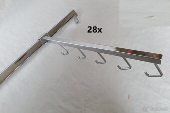 Regál kovový na textil 8m - 15