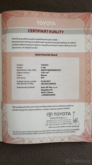 TOYOTA C-HR 1.2 Turbo 85 KW, rok 2017, najeto 30000 km - 15