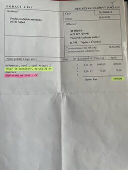 Opel Astra 1.0t, r.2016, 1.majitel,servisní kniha, top - 15