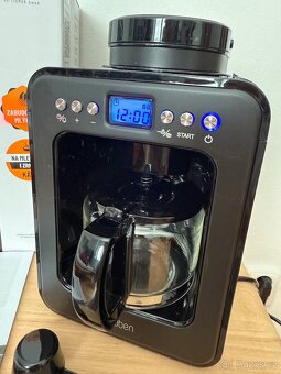 Lauben nový kávovar s mlýnkem 600BB černý - 15