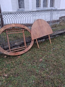 Starožitná jídelna-Art deco. Komoda,vitrina, jídelní stůl - 15