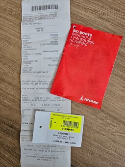 Dívčí lyžáky Atomic Hawx Girl jr 4 W (24) - 15