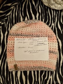 Homelesky čepice ručně háčkované - 15