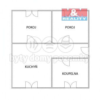 Prodej bytu 2+1, 50 m², Mírov - 15