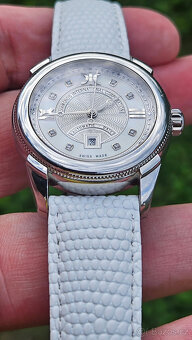 Diamantové automatické dámske hodinky DIC A9261A biele - 15