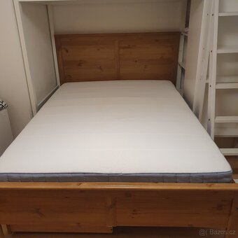 Postel Ikea 140x200 s roštem a matraci - 15