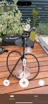 Prodám vodní dýmku Vyro Versa Black s kompletním příslušenst - 15