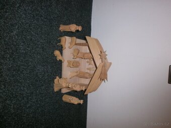 Ručně vyřezávaný český betlém 14a1 - 15