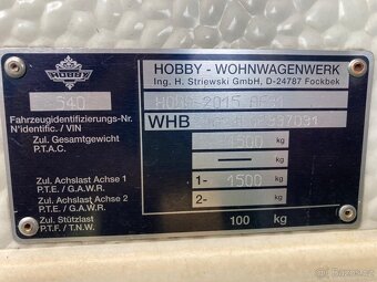 Karavan hobby 540 - 15