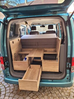 Kempovaci box pick up MPV vestavba obytná camp - 15
