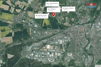 Prodej pozemku, 2025 m², Plzeň, ul. Pod Vinicemi - 15