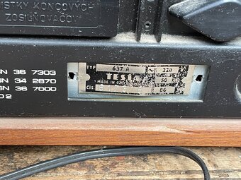REZERVACE Tesla NZK 160, Sextet 637A, kotoučový magnetofon - 15