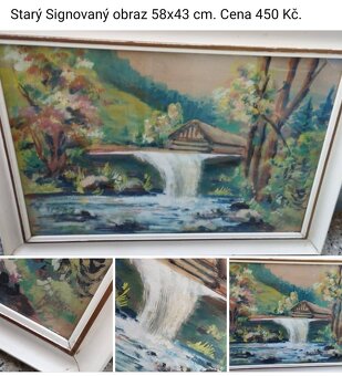 Staré obrazy .Ceny a rozměry viz fota. - 15