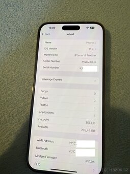 Apple iPhone 14 Pro Max GOLD 256 GB - US model - 15