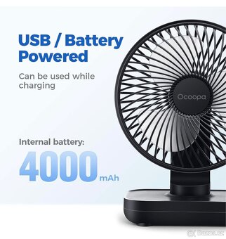 Mini stolní ventilátor - 15