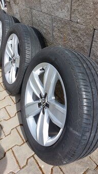 Alu kola 5x112 r17 Istanbul originál vw Passat b8 letní pneu - 15