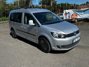VW Caddy maxi 2.0Cng, r.2014, původ ČR, serviska, STK - 15