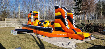 Nafukovací překážková dráha koule BigBallers Wipeout skákací - 15