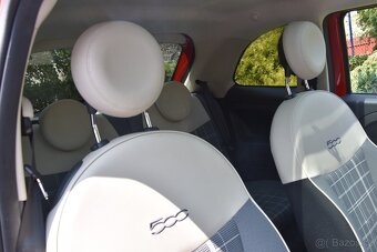 Fiat 500 1,2 Lounge - lux. výbava, 46 tis. km, top stav - 15