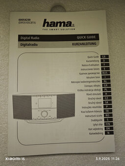 INTERNETOVÉ RÁDIO HAMA DIR3510SCBTX, DAB+/CD/BT RX-TX/ - 15
